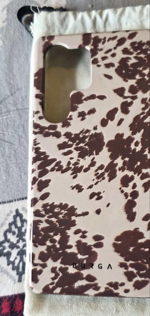 Stylish Brown and Cream Phone Case - Compatible Cell Phone Accessory